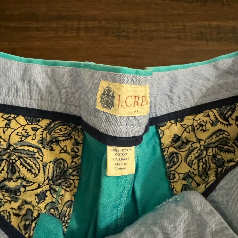 Turquoise 11” J.Crew Shorts - Picture 4 of 6